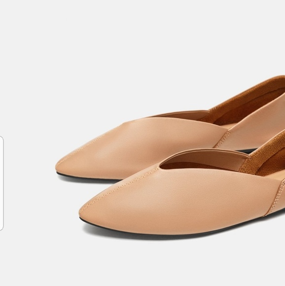 Zara Soft  Leather Flat - Picture 2 of 9